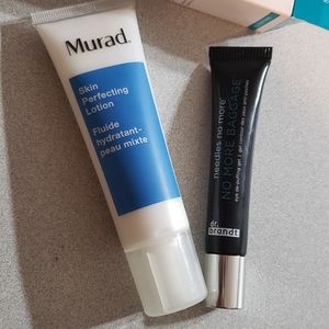Dr. BRANDT EYE GEL AND MURAD SKIN PERFECTING LOTIO